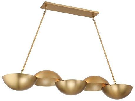 Minka Lavery Ivy Lane 6-Light Legacy Brass Bowl Island Pendant