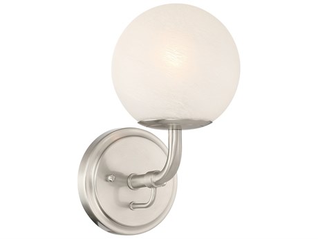 Minka Lavery Whitehall 1-Light Brushed Nickel Vanity Light