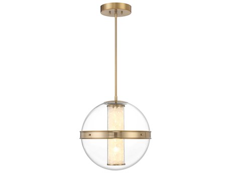 Minka Lavery Divinely Celeste Brass Globe Pendant