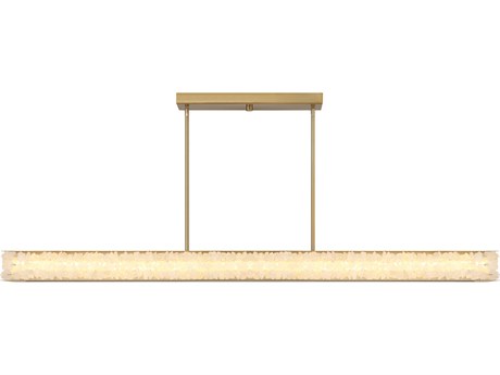 Minka Lavery Divinely Celeste Brass Linear Island Pendant
