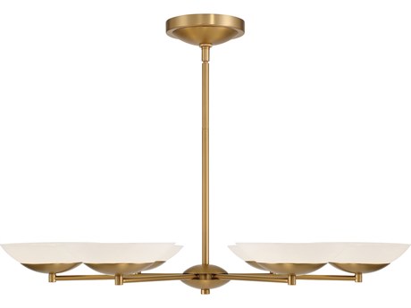 Minka Lavery Solara 6-Light Legacy Brass Bowl Chandelier