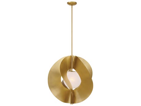 Minka Lavery Gloria 1-Light Legacy Brass Pendant