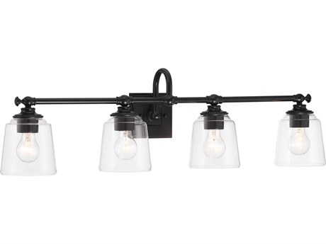 Minka Lavery Antonia 4-Light Coal Black Vanity Light
