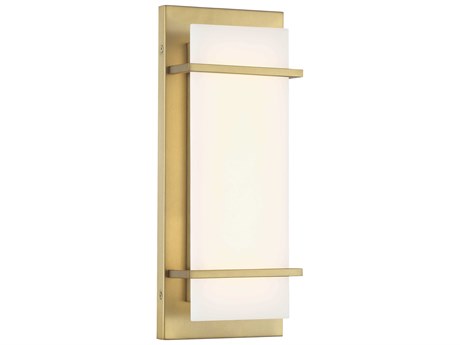 Minka Lavery Tarnos 1-Light Soft Brass LED Wall Sconce