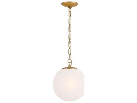 Minka Lavery Marbelle 1-Light Legacy Brass Globe Mini Pendant