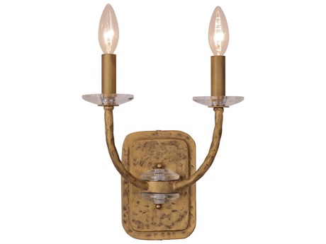 Minka Lavery Atella 2-Light Ashen Gold Wall Sconce
