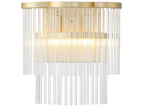 Minka Lavery Azura 2-Light Heirloom Brass Wall Sconce