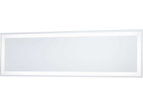 Minka Lavery White Rectangular Backlit LED Wall Mirror