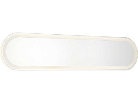Minka Lavery White Oval Backlit LED Wall Mirror