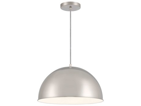Minka Lavery Vantage 1-Light Brushed Nickel Dome Pendant
