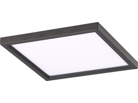 Minka Lavery 1-Light Coal Black LED Flush Mount