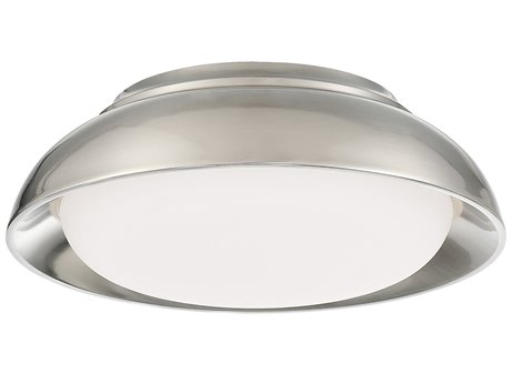 Minka Lavery 1-Light Brushed Nickel LED Bowl Flush Mount