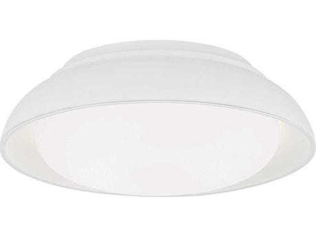 Minka Lavery 1-Light Sand White LED Bowl Flush Mount