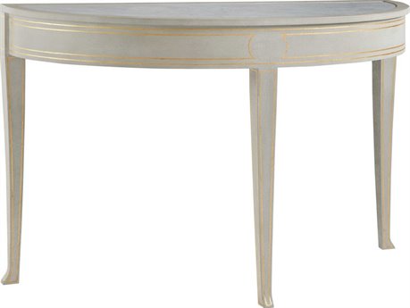 Modern History Home Demilune Wood Console Table