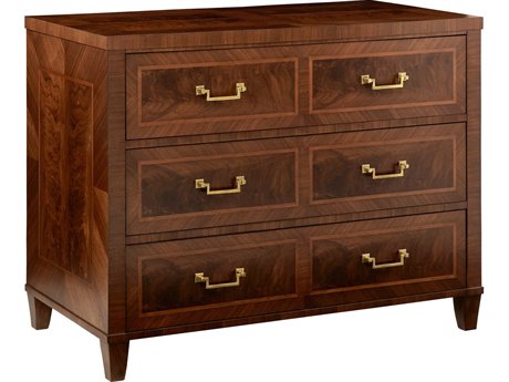 Modern History Home Gourdon Brown Oak Wood Accent Chest