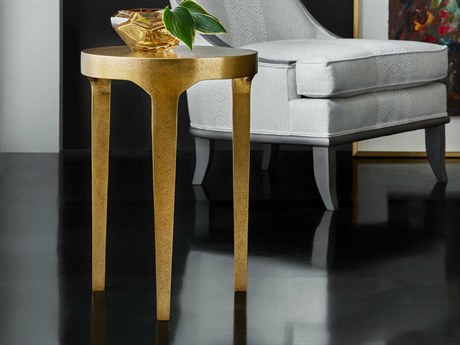 Modern History Home Bradford Round Metal End Table