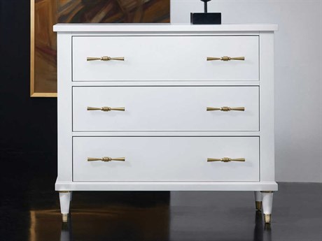 Modern History Home Klein White Painted Accent Chest