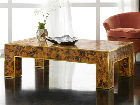 Modern History Home Brice Rectangular Wood Coffee Table