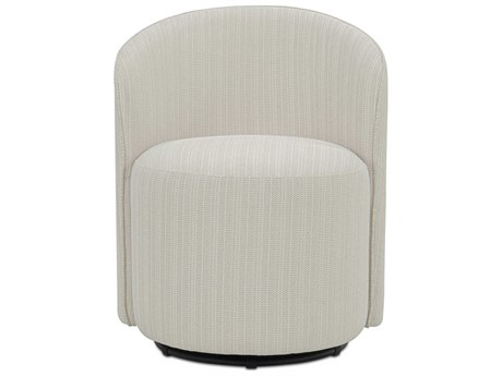 Moe's Home Outdoor Sylvie Cream Fabric Cushion Dining Chair
