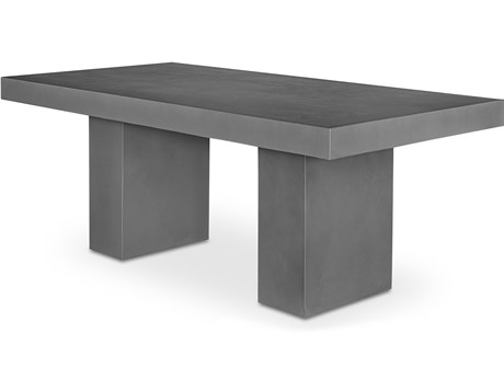 Moe's Home Outdoor Antonius Dining Table Dark Grey