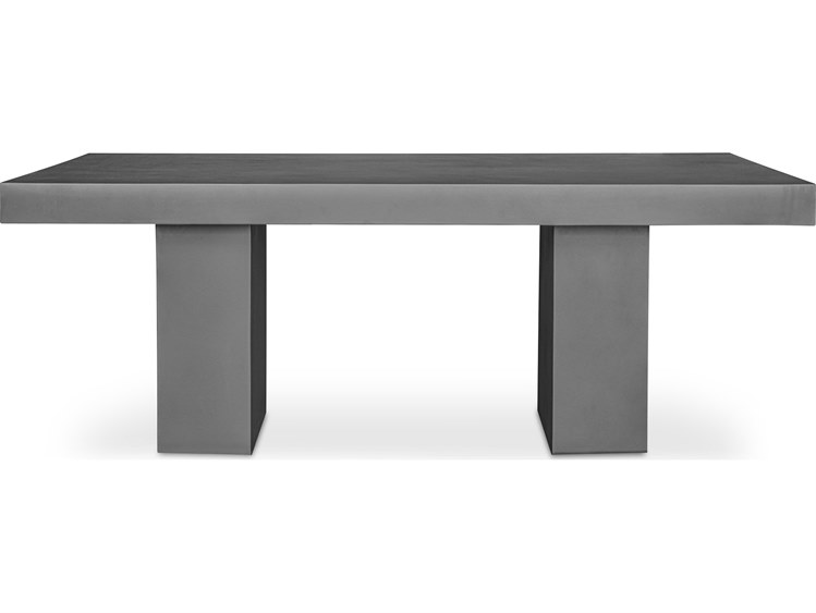 Moe's Home Outdoor Antonius Dining Table Dark Grey