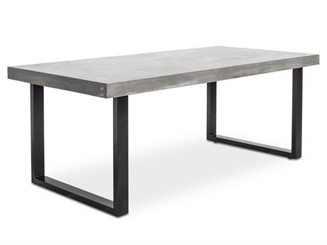 Moe's Home Outdoor Jedrik Large Dining Table Dark Grey