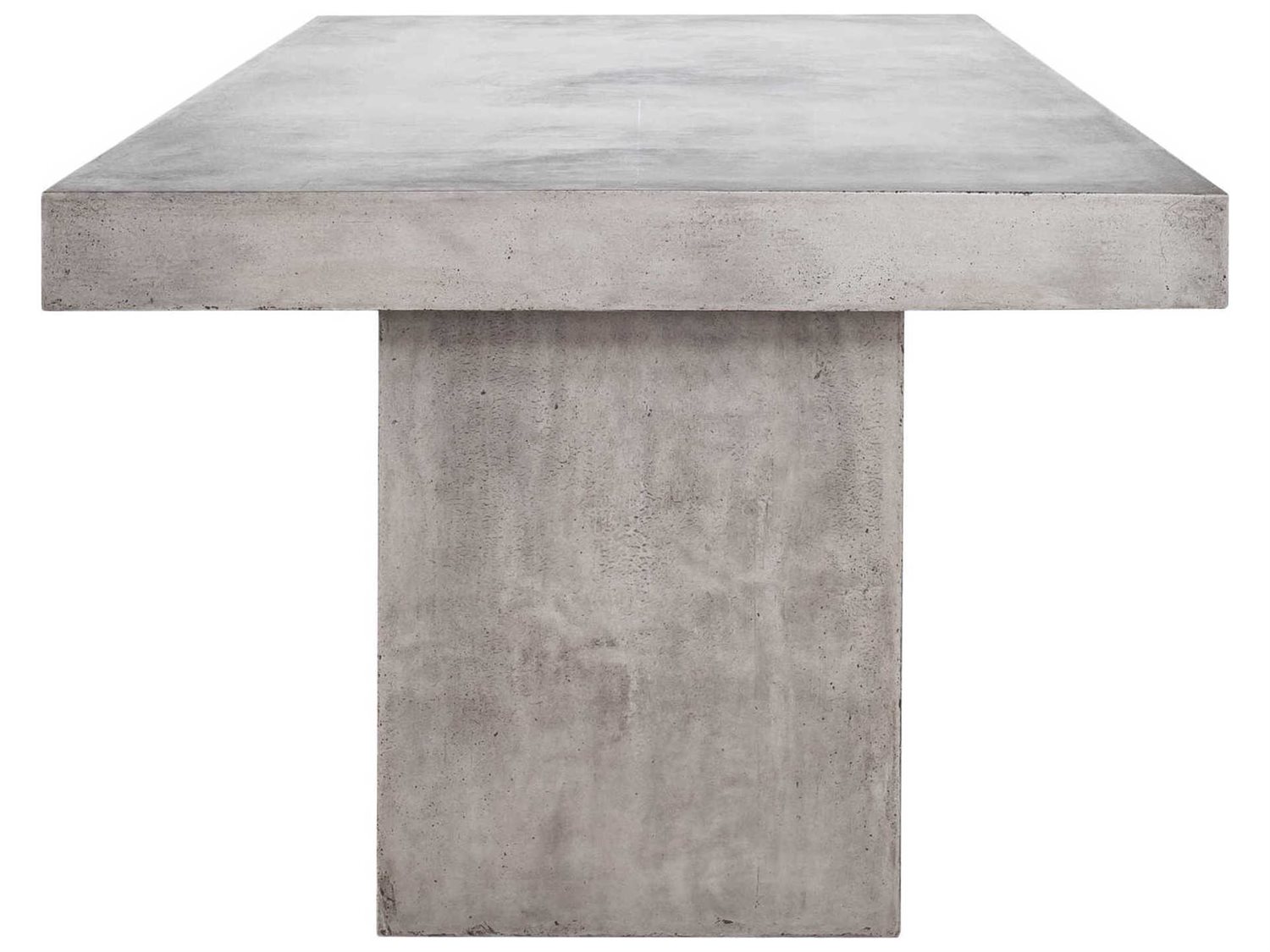 Moe's Home Outdoor Dark Grey 35'' Wide Concrete Rectangular Dining