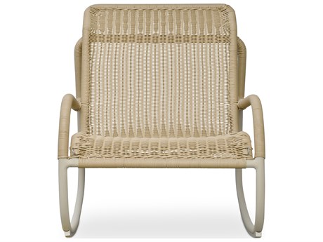 Moe's Home Outdoor Lyra Beige Wicker Lounge Chair