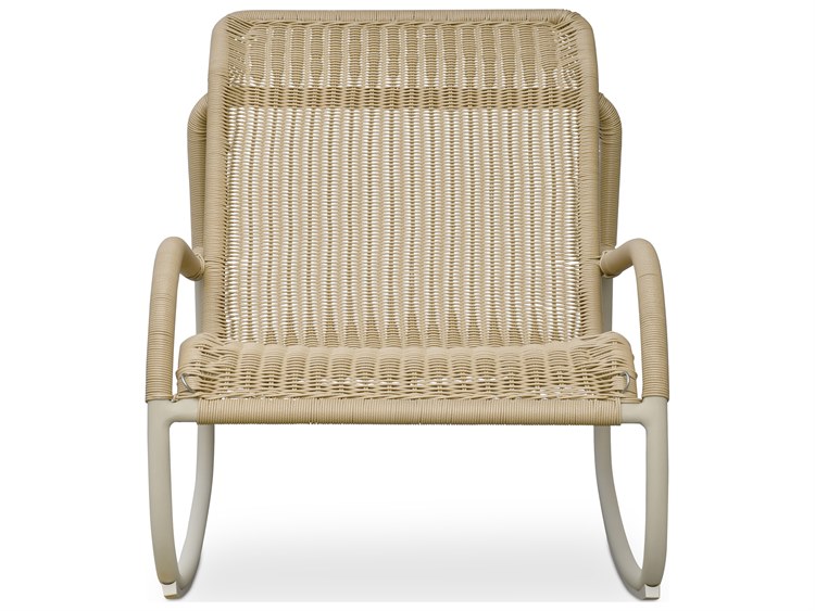 Moe's Home Outdoor Lyra Beige Wicker Lounge Chair