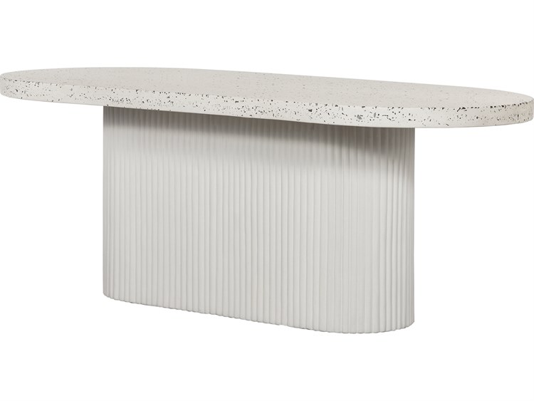 Moe's Home Outdoor Lyon Dining Table Light Grey