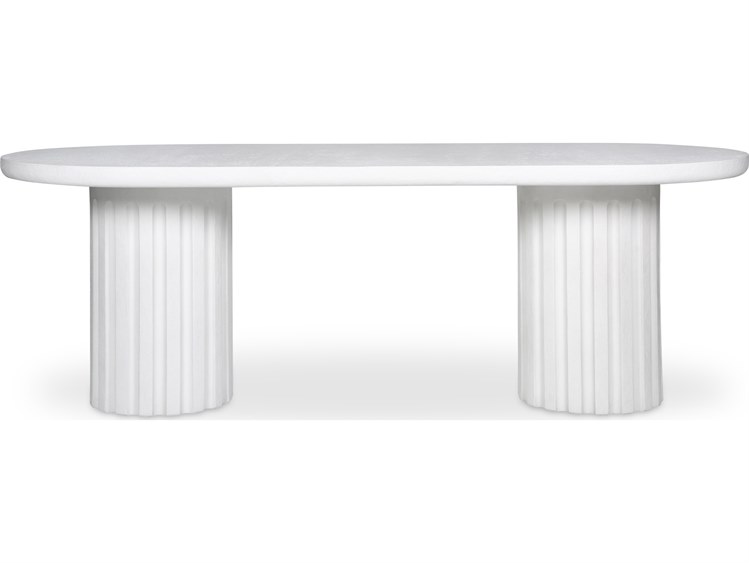 Moe's Home Outdoor Eris Dining Table White