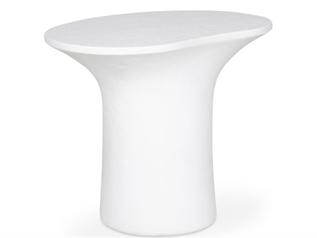 Moe's Home Outdoor Yumi 15.5"W Accent Table White