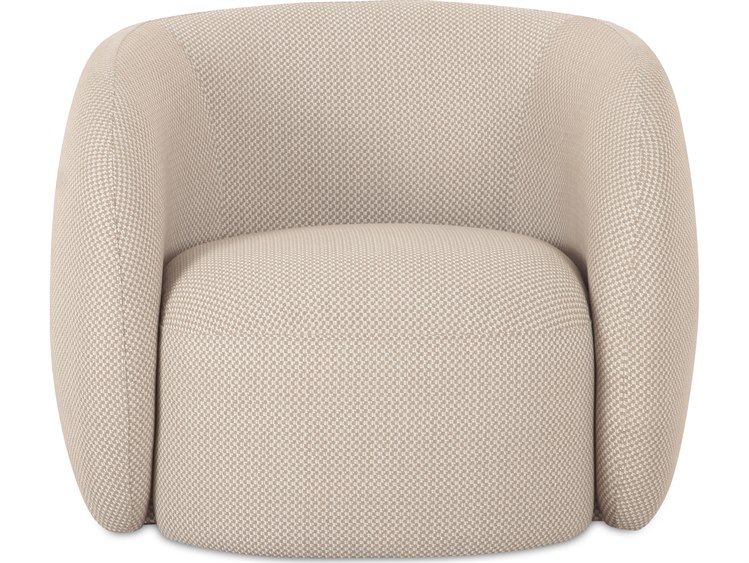 Moe's Home Outdoor Rae Accent Chair Beige Check