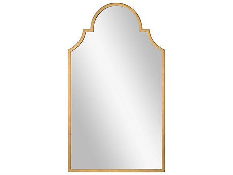 Mirror Home Distressed Gold Leaf Wall Mirror