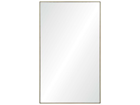 Mirror Home Burnished Brass Rectangular Wall Mirror