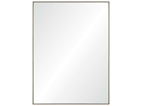 Mirror Home Burnished Brass Rectangular Wall Mirror
