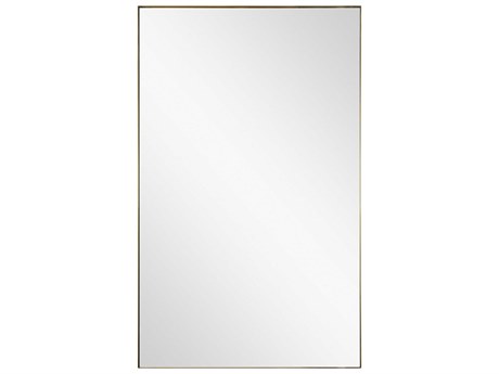 Mirror Home Burnished Brass Rectangular Wall Mirror