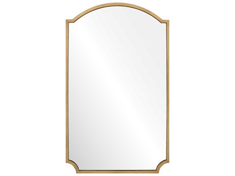 Mirror Home Distressed Gold Leaf Wall Mirror