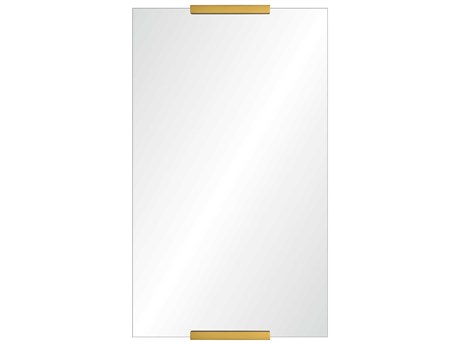 Mirror Home Burnished Brass Rectangular Wall Mirror