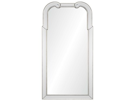 Mirror Home Distressed Silver Leaf Wall Mirror