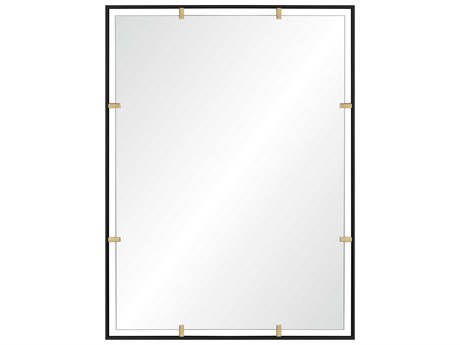 Mirror Home Satin Brass Rectangular Wall Mirror