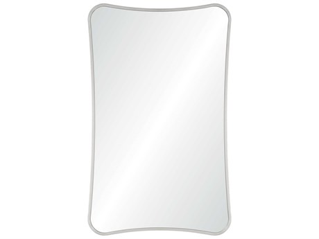 Mirror Home Satin Nickel Rectangular Wall Mirror