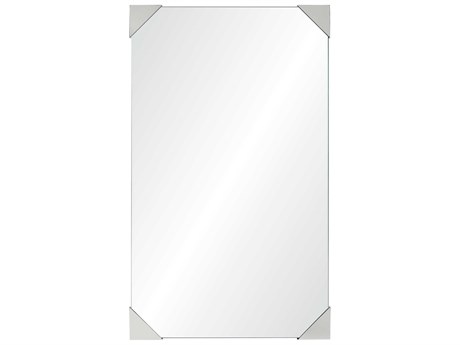 Mirror Home Polished Stainless Steel Rectangular Wall Mirror