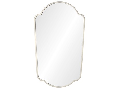 Mirror Home Distressed Silver Leaf Wall Mirror