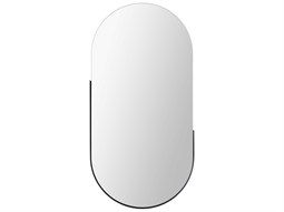 Mirror Home Black Nickel Oval Wall Mirror | MIH20842BN