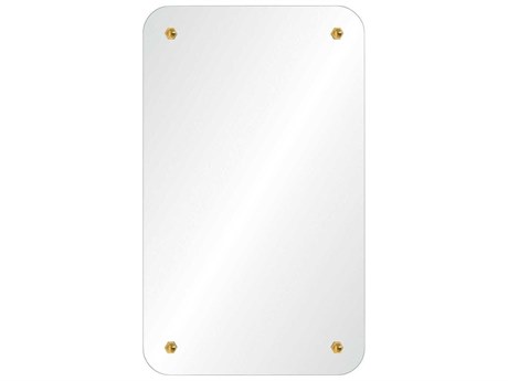 Mirror Home Brass Rectangular Wall Mirror