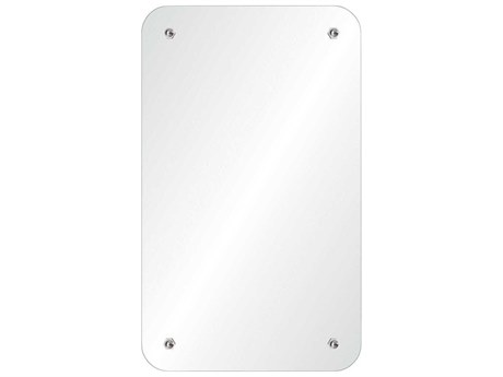 Mirror Home Polished Stainless Steel Rectangular Wall Mirror