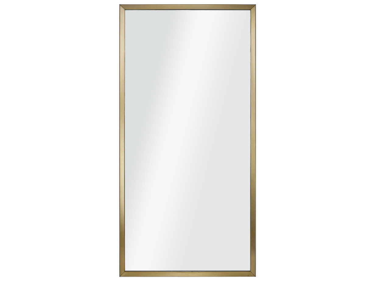 Mirror Home Lacquered Brass Wall Rectangular Mirror