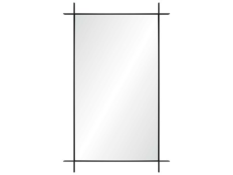 Mirror Home Barclay Butera Black Nickel Rectangular Wall Mirror