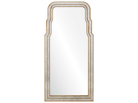Mirror Home Bunny Williams Burnished Gold Leaf Antiqued Wall Mirror